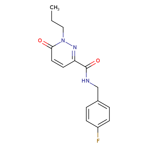 N-[(4-fluorophenyl)methyl]-6-oxo-1-propyl-1,6-dihydropyridazine-3-carboxamide