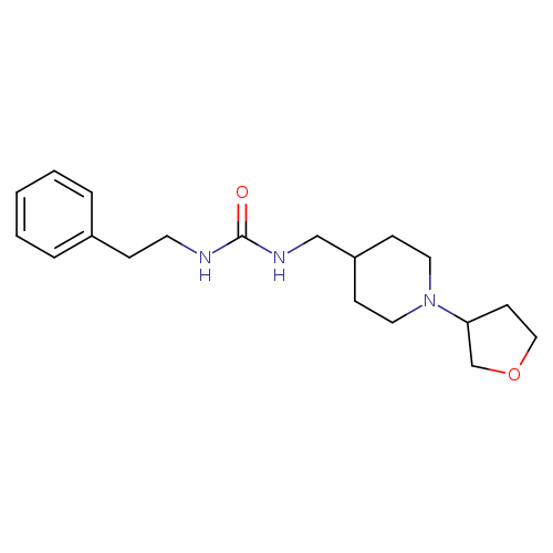 3-{[1-(oxolan-3-yl)piperidin-4-yl]methyl}-1-(2-phenylethyl)urea
