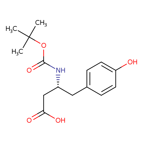 (3R)-3-{[(tert-butoxy)carbonyl]amino}-4-(4-hydroxyphenyl)butanoicacid
