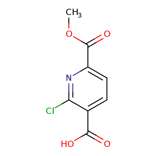 2-chloro-6-(methoxycarbonyl)pyridine-3-carboxylic acid