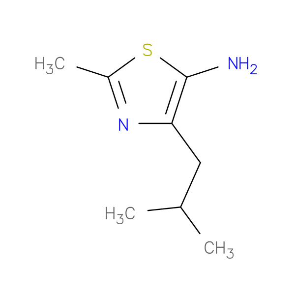 2-methyl-4-(2-methylpropyl)-1,3-thiazol-5-amine