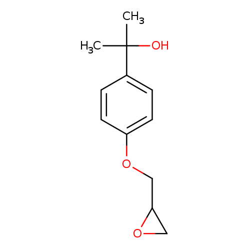 2-{4-[(oxiran-2-yl)methoxy]phenyl}propan-2-ol