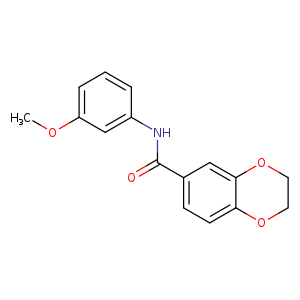 N-(3-methoxyphenyl)-2,3-dihydro-1,4-benzodioxine-6-carboxamide