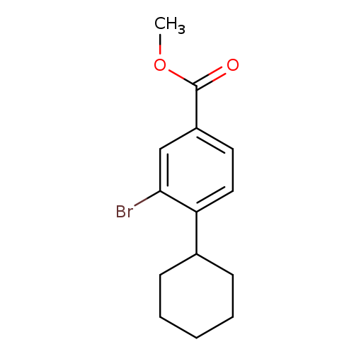Methyl 3-bromo-4-cyclohexylbenzoate