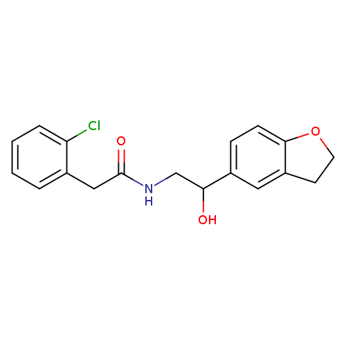 2-(2-chlorophenyl)-N-[2-(2,3-dihydro-1-benzofuran-5-yl)-2-hydroxyethyl]acetamide