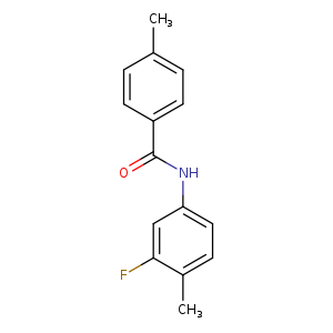 N-(3-fluoro-4-methylphenyl)-4-methylbenzamide