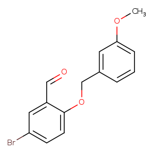 5-Bromo-2-[(3-methoxybenzyl)oxy]benzaldehyde