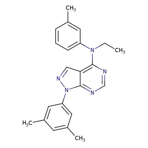 1-(3,5-dimethylphenyl)-N-ethyl-N-(3-methylphenyl)-1H-pyrazolo[3,4-d]pyrimidin-4-amine