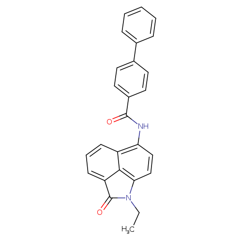 N-{2-ethyl-3-oxo-2-azatricyclo[6.3.1.0^{4,12}]dodeca-1(11),4(12),5,7,9-pentaen-9-yl}-[1,1'-biphenyl]-4-carboxamide