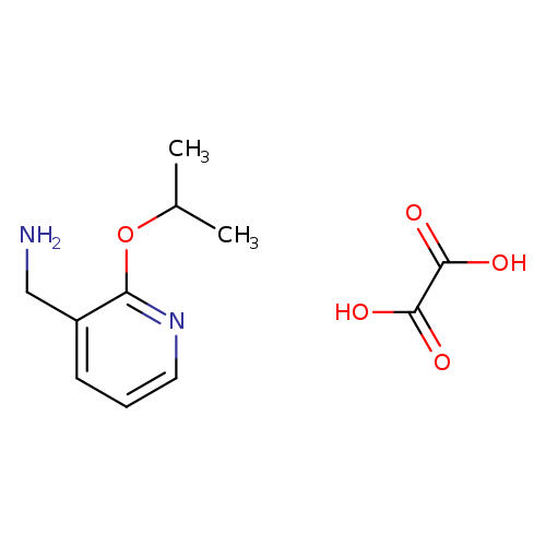 [2-(propan-2-yloxy)pyridin-3-yl]methanamine; oxalic acid