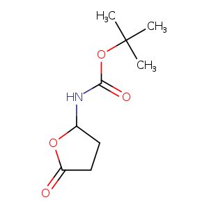 tert-butyl N-(5-oxooxolan-2-yl)carbamate