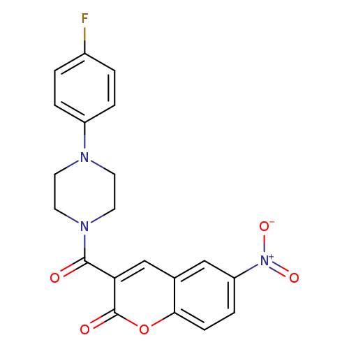 3-[4-(4-fluorophenyl)piperazine-1-carbonyl]-6-nitro-2H-chromen-2-one