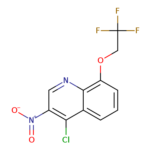 4-chloro-3-nitro-8-(2,2,2-trifluoroethoxy)quinoline