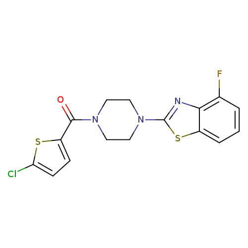 2-[4-(5-chlorothiophene-2-carbonyl)piperazin-1-yl]-4-fluoro-1,3-benzothiazole
