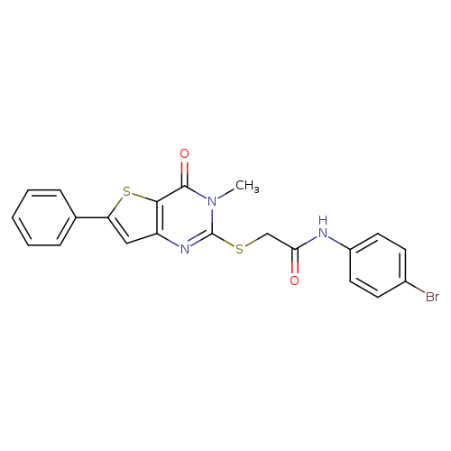 N-(4-bromophenyl)-2-({3-methyl-4-oxo-6-phenyl-3H,4H-thieno[3,2-d]pyrimidin-2-yl}sulfanyl)acetamide