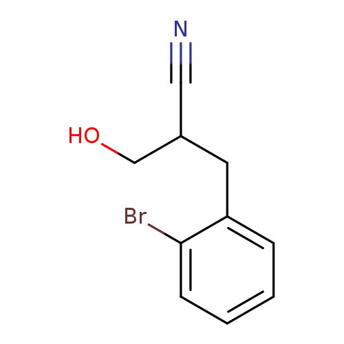 2-[(2-bromophenyl)methyl]-3-hydroxypropanenitrile