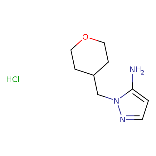 1-[(oxan-4-yl)methyl]-1H-pyrazol-5-aminehydrochloride