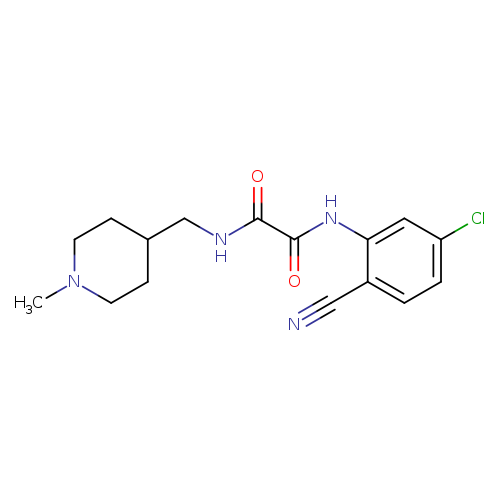 N-(5-chloro-2-cyanophenyl)-N'-[(1-methylpiperidin-4-yl)methyl]ethanediamide