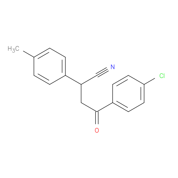 4-(4-chlorophenyl)-2-(4-methylphenyl)-4-oxobutanenitrile