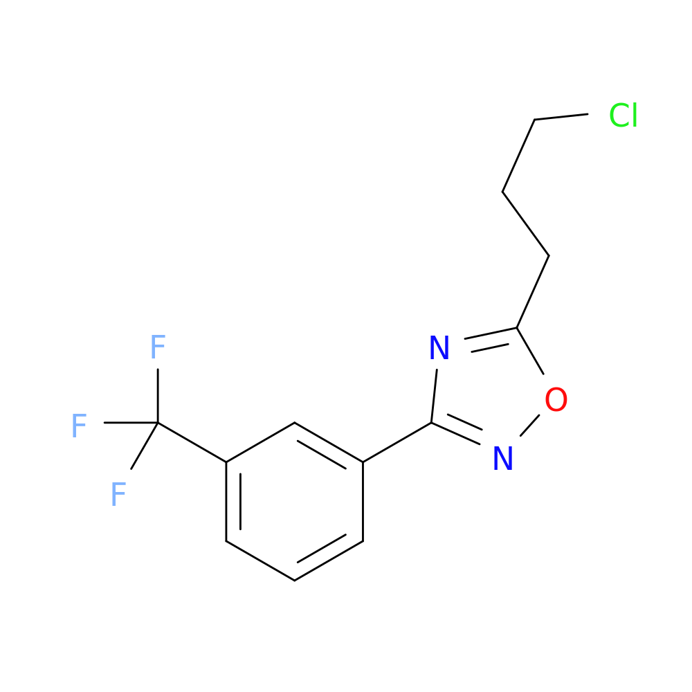 5-(3-chloropropyl)-3-[3-(trifluoromethyl)phenyl]-1,2,4-oxadiazole