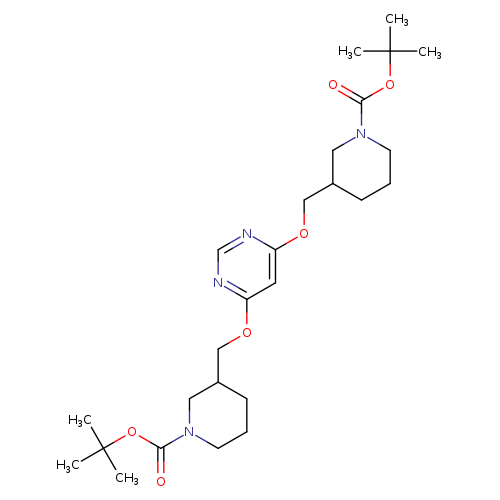 ditert-butyl3,3'-(pyrimidine-4,6-diylbis(oxy))bis(methylene)dipiperidine-1-carboxylate