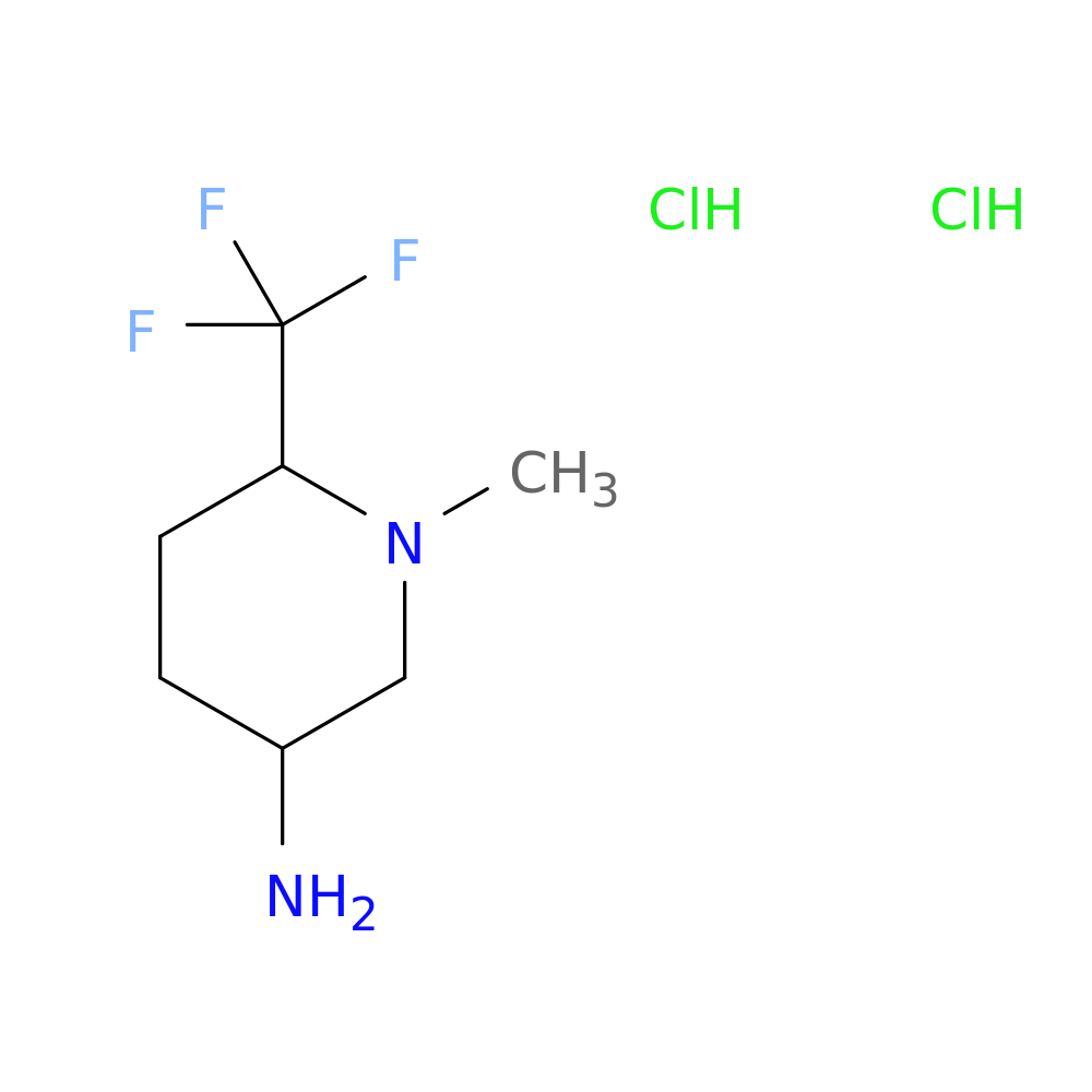 1-methyl-6-(trifluoromethyl)piperidin-3-amine dihydrochloride