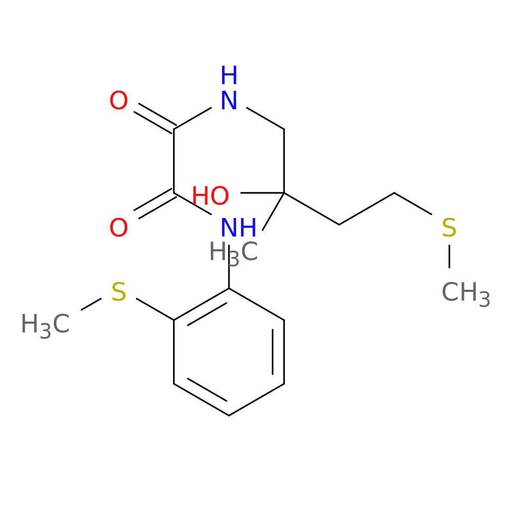 N-[2-hydroxy-2-methyl-4-(methylsulfanyl)butyl]-N'-[2-(methylsulfanyl)phenyl]ethanediamide