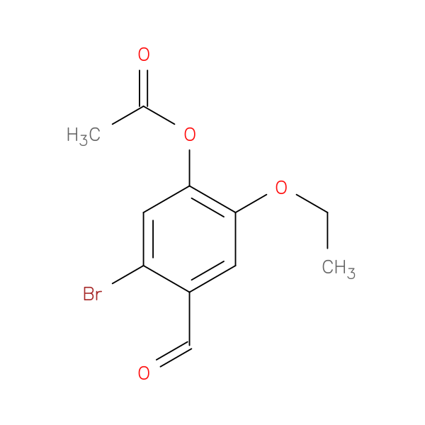 5-Bromo-2-ethoxy-4-formylphenyl acetate