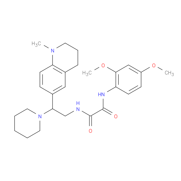 N'-(2,4-dimethoxyphenyl)-N-[2-(1-methyl-1,2,3,4-tetrahydroquinolin-6-yl)-2-(piperidin-1-yl)ethyl]ethanediamide