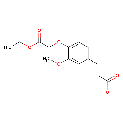 (2E)-3-[4-(2-Ethoxy-2-oxoethoxy)-3-methoxyphenyl]acrylic acid