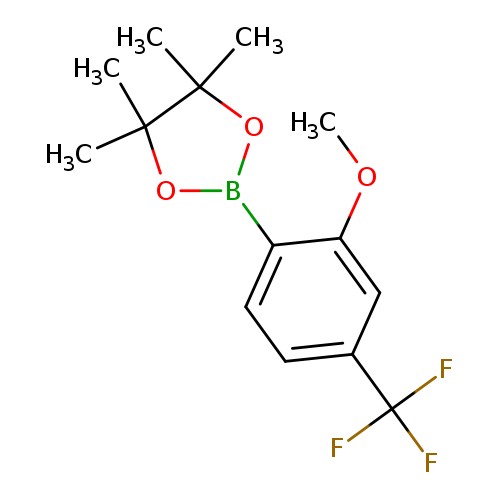 2-[2-METHOXY-4-(TRIFLUOROMETHYL)PHENYL]-4,4,5,5-TETRAMETHYL-1,3,2-DIOXABOROLANE