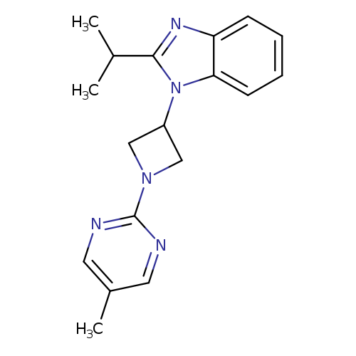 1-[1-(5-methylpyrimidin-2-yl)azetidin-3-yl]-2-(propan-2-yl)-1H-1,3-benzodiazole