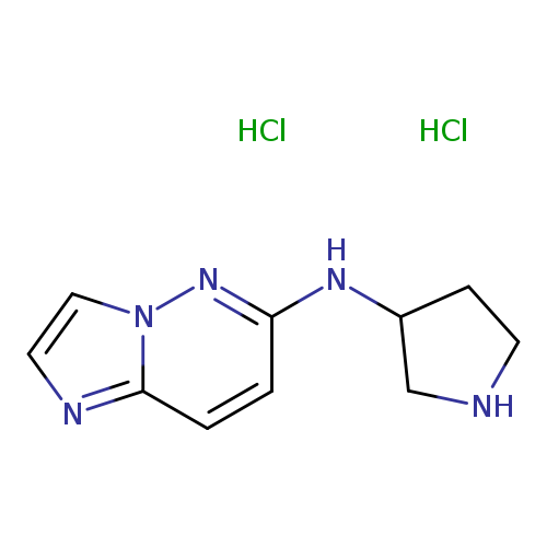 N-{imidazo[1,2-b]pyridazin-6-yl}pyrrolidin-3-amine dihydrochloride