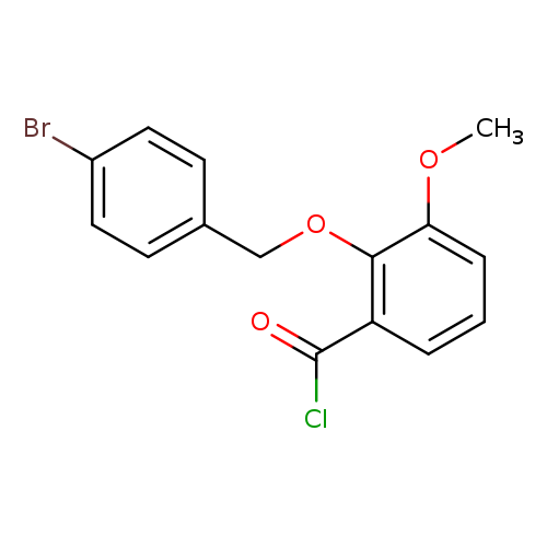 2-[(4-Bromobenzyl)oxy]-3-methoxybenzoyl chloride