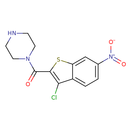 1-[(3-Chloro-6-nitro-1-benzothien-2-yl)carbonyl]piperazine