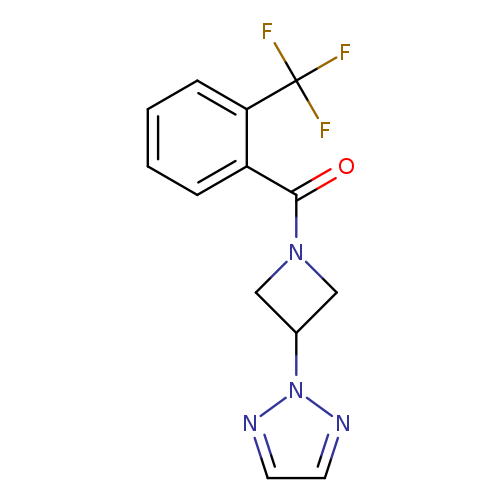2-{1-[2-(trifluoromethyl)benzoyl]azetidin-3-yl}-2H-1,2,3-triazole