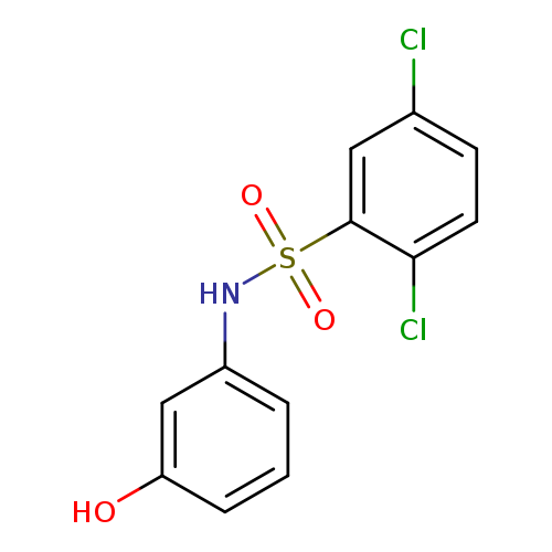 Benzenesulfonamide, 2,5-dichloro-N-(3-hydroxyphenyl)-