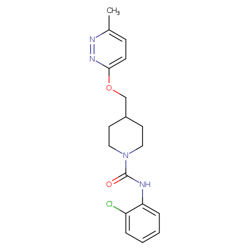 N-(2-chlorophenyl)-4-{[(6-methylpyridazin-3-yl)oxy]methyl}piperidine-1-carboxamide