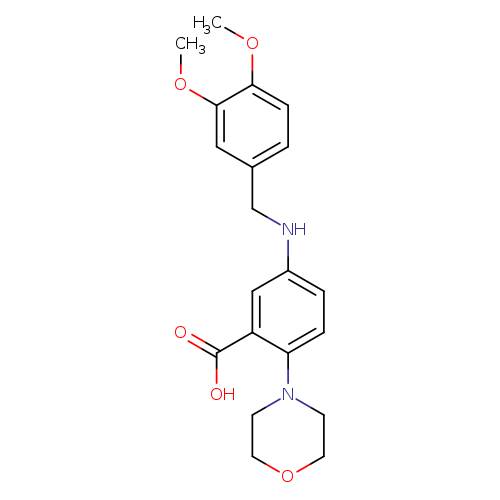 5-[(3,4-dimethoxybenzyl)amino]-2-(4-morpholinyl)benzoic acid