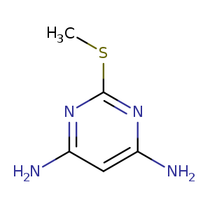 4,6-Pyrimidinediamine, 2-(methylthio)-