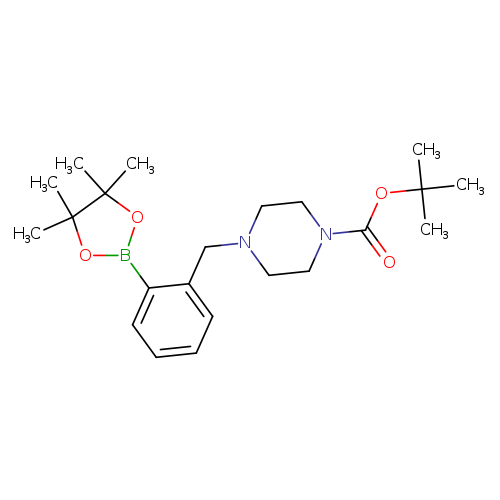 1-Piperazinecarboxylic acid, 4-[[2-(4,4,5,5-tetramethyl-1,3,2-dioxaborolan-2-yl)phenyl]methyl]-, 1,1-dimethylethyl ester