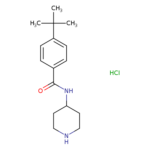 4-tert-butyl-N-(piperidin-4-yl)benzamide hydrochloride