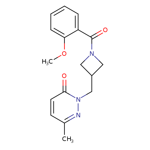 2-{[1-(2-methoxybenzoyl)azetidin-3-yl]methyl}-6-methyl-2,3-dihydropyridazin-3-one