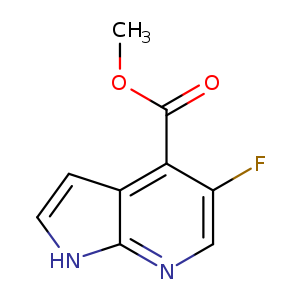1H-Pyrrolo[2,3-b]pyridine-4-carboxylic acid, 5-fluoro-, methyl ester