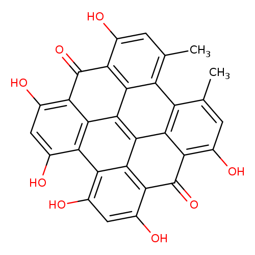 Phenanthro[1,10,9,8-opqra]perylene-7,14-dione,1,3,4,6,8,13-hexahydroxy-10,11-dimethyl-, stereoisomer