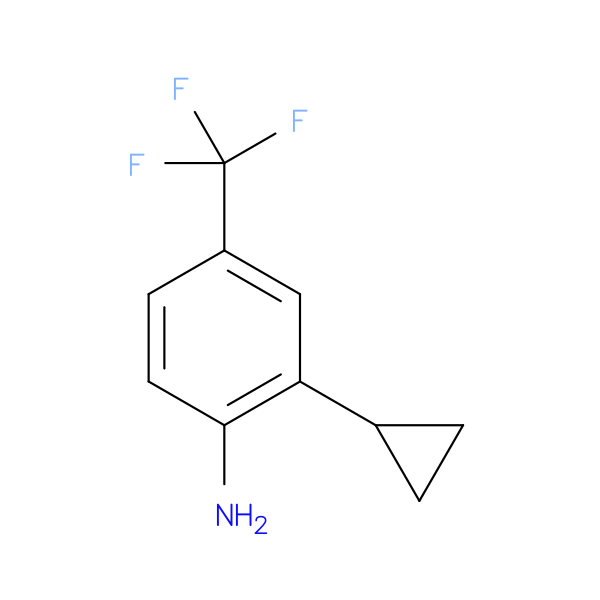 2-Cyclopropyl-4-(trifluoromethyl)aniline