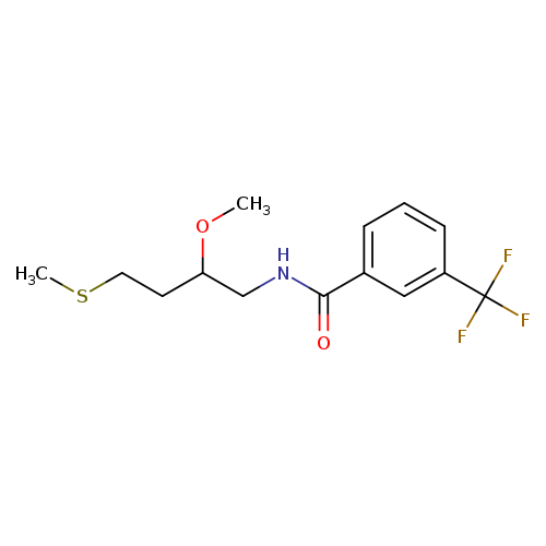 N-[2-methoxy-4-(methylsulfanyl)butyl]-3-(trifluoromethyl)benzamide