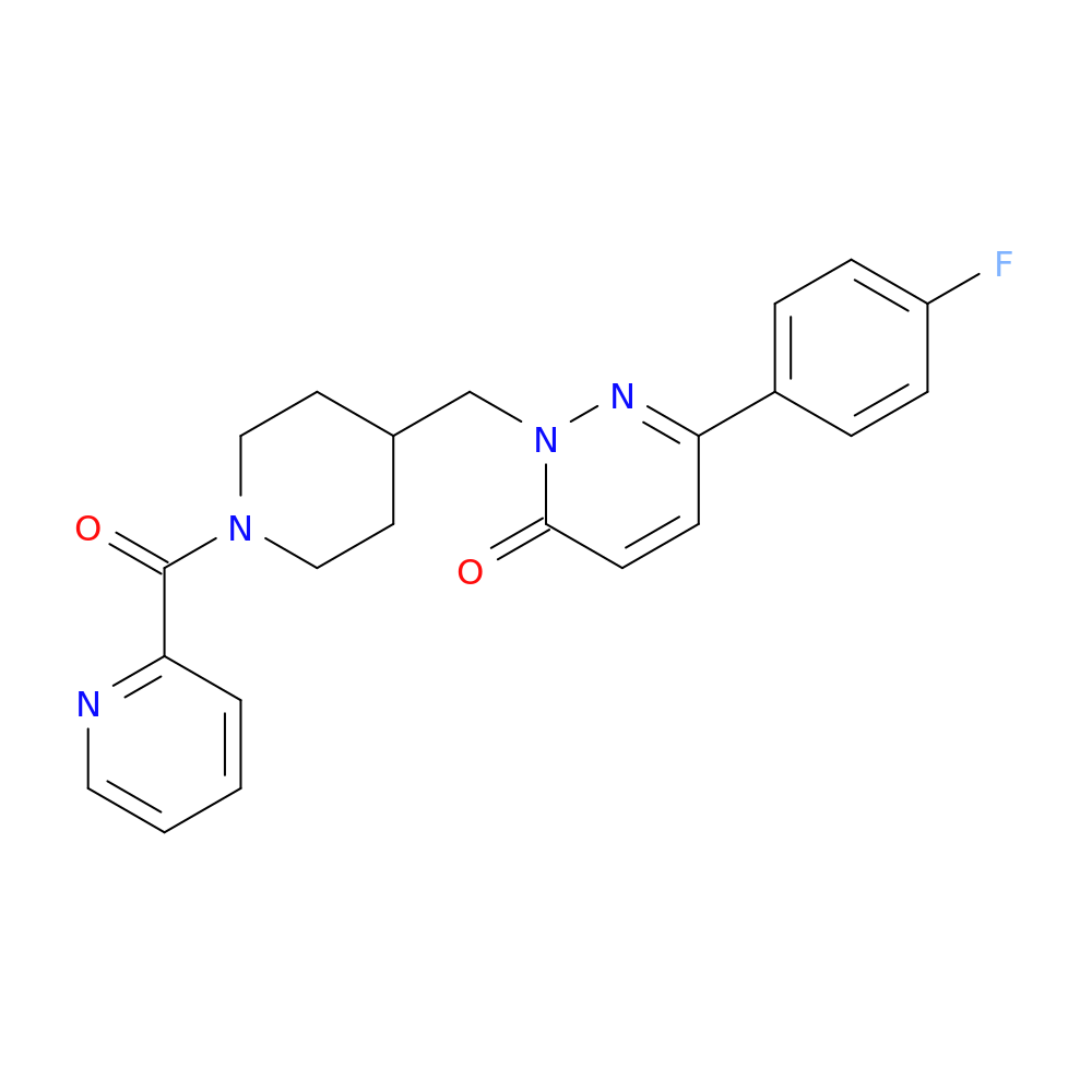 6-(4-fluorophenyl)-2-{[1-(pyridine-2-carbonyl)piperidin-4-yl]methyl}-2,3-dihydropyridazin-3-one
