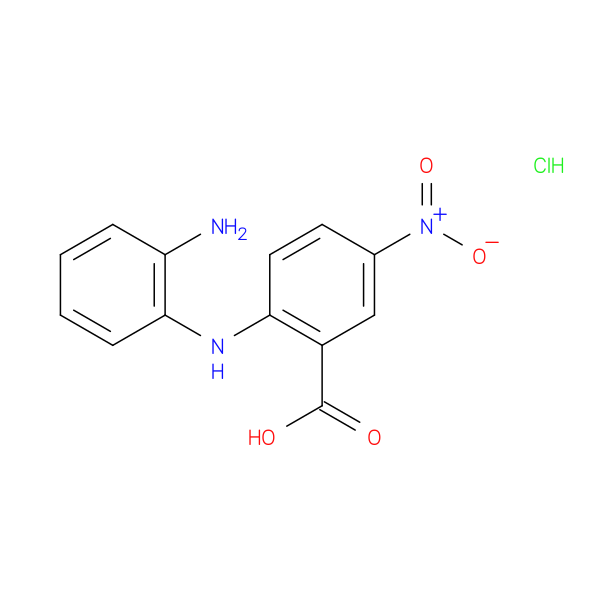 2-[(2-aminophenyl)amino]-5-nitrobenzoic acid hydrochloride