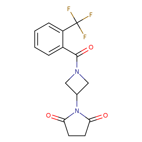 1-{1-[2-(trifluoromethyl)benzoyl]azetidin-3-yl}pyrrolidine-2,5-dione